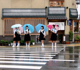 Japońskie ginazjalistki.