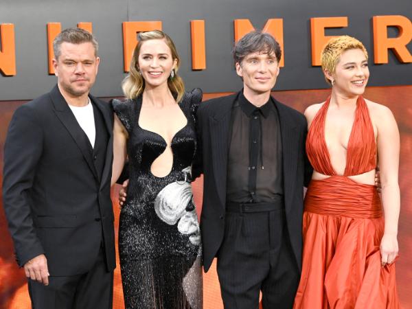 Twórcy filmu „Oppenheimer”, premiera w Londynie, 13 lipca 2023 r.