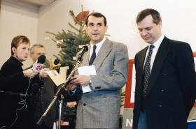 Z Jerzym Baczyńskim, redaktorem naczelnym POLITYKI.