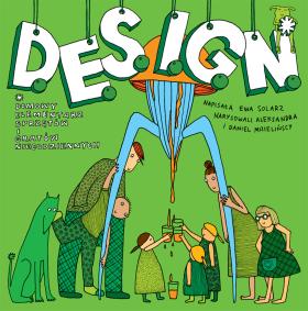 Okładka do arcypomysłowej książeczki o designie i inwencji twórczej dla najmłodszych