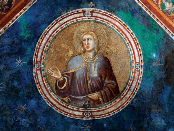 Marta – fresk z kościoła św. Franciszka w Asyżu.