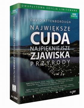 „Największe cuda. Najpiękniejsze zjawiska przyrody” - David Attenborough. Hołd dla niesamowitego bogactwa natury złożony przez słynnego podróżnika i przyrodnika. Rewelacyjne zdjęcia. Wyd. Best Film. Cena 150 zł.