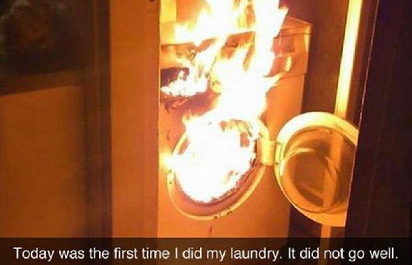 Dziś po raz pierwszy wstawiłem pranie. Nie poszło dobrze...