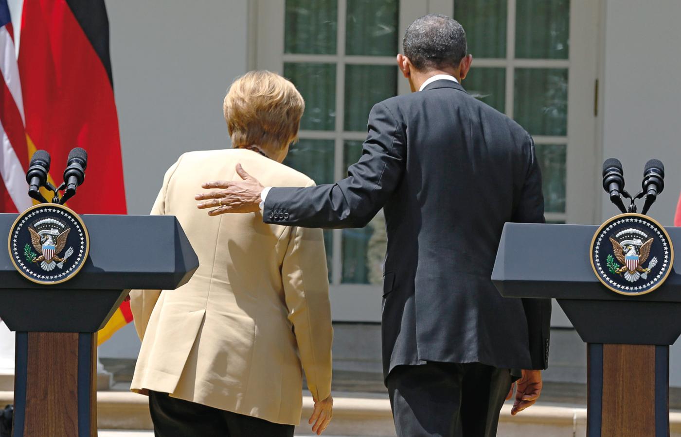 Angela Merkel z wizytą u Baracka Obamy.