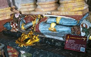 Sarkofag Bolka II w Mauzoleum Piastów Śląskich w Krzeszowie