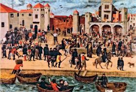 Targ niewolników w Lizbonie – obraz anonimowego autora z XVI w.