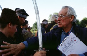 Wajda na planie Pana Tadeusza. Wrzesień 1998 roku.