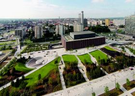 Zwycięzca plebiscytu internautów: Siedziba Narodowej Orkiestry Symfonicznej Polskiego Radia w Katowicach. Kubatura: 181 tys. m sześc., koszt: 265 mln zł.