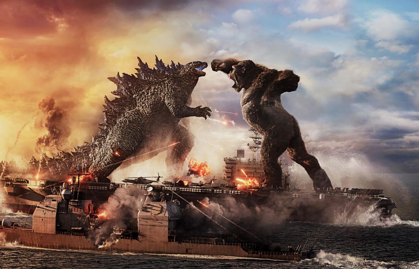 Kadr z filmu „Godzilla kontra Kong”