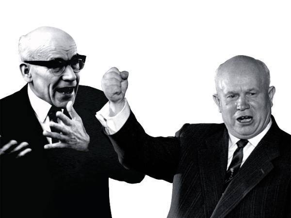 Władysław Gomułka i Nikita Chruszczow