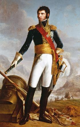 Jean Baptiste Bernadotte, założyciel panującej do dziś szwedzkiej dynastii, portret pędzla Josepha Nicolasa Jouy’a. XIX w.