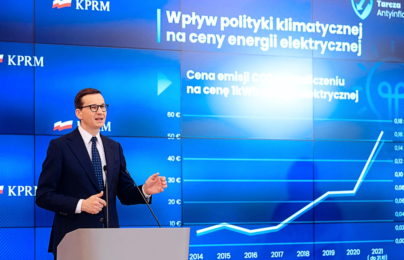 Premier Mateusz Morawiecki przedstawia wizję tarczy antyinflacyjen