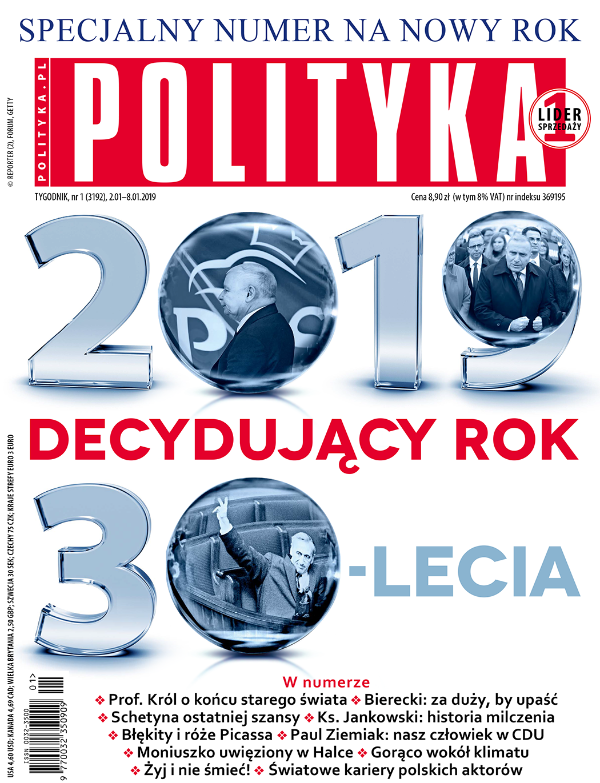 okładka - Polityka 01 2019