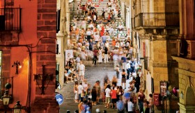 U schodów św. Marii Górskiej w Caltagirone