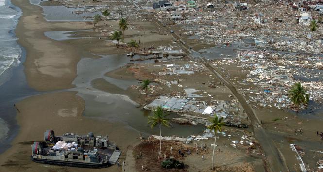 Meulaboh po tsunami, 10 stycznia 2005 r.