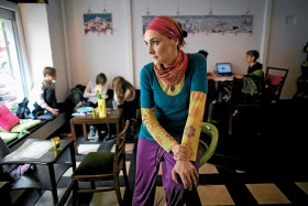 Malka Kafka. To z jej inicjatywy nastąpiło otwarcie loży.