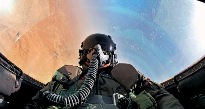 F-15 nad południowym Izraelem.