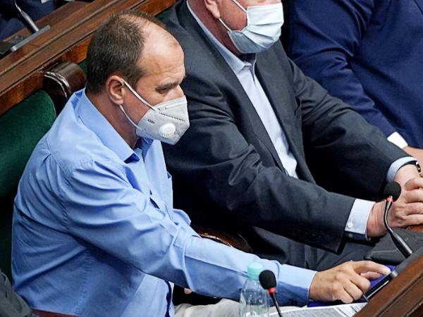Paweł Kukiz w Sejmie, 11 sierpnia 2021 r.