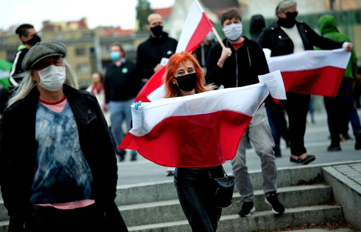 Spacer prodemokratyczny przeciwko niedemokratycznym wyborom we Wrocławiu