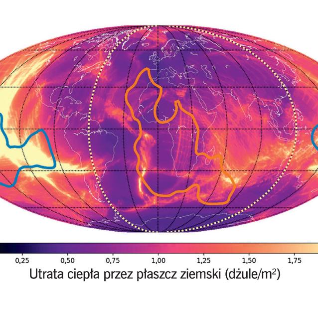 Płaszcz ziemski pod Oceanem Spokojnym wypromieniował w ciągu ostatnich 400 mln lat znacznie więcej ciepła wewnętrznego Ziemi niż płaszcz pod lądową półkulą wschodnią.