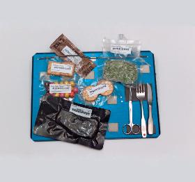 Żywność specjalnie spreparowana dla kosmonautów.