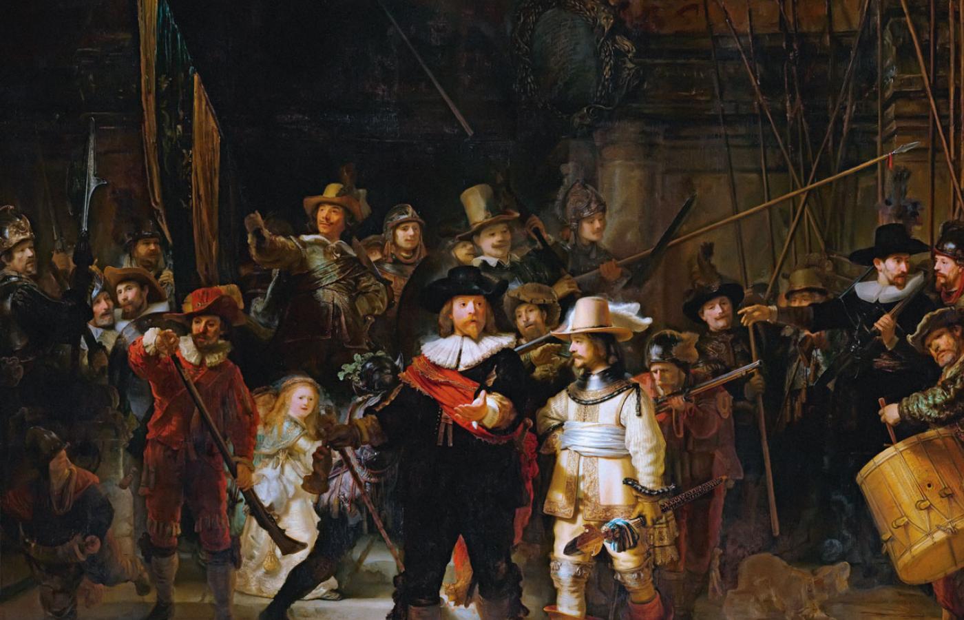 Rembrandt (1606–69), „Straż nocna”.