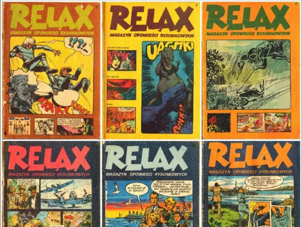 Okładki magazynu „Relax”