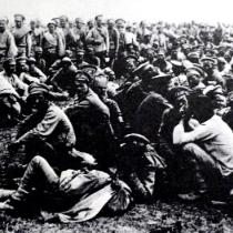 Rosyjscy jeńcy po bitwie pod Tannenbergiem