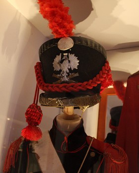 Witaszyce, Muzeum Wojen Napoleońskich, części umundurowania z epoki.