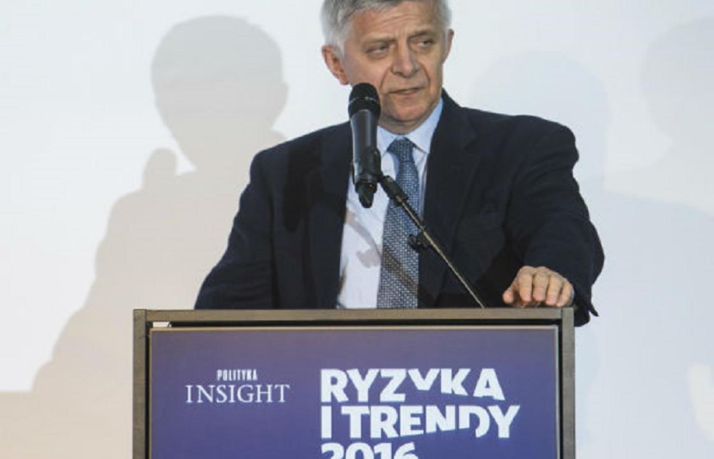 Prezes NBP Marek Belka.