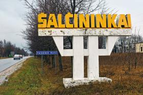 Soleczniki witają po litewsku.