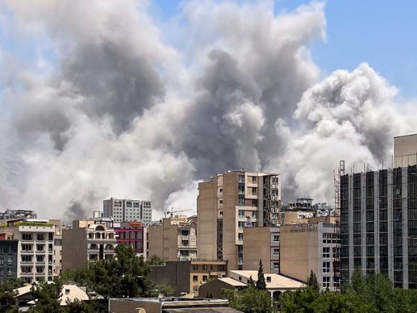 Teheran ostrzeliwany 23 czerwca 2025 r.