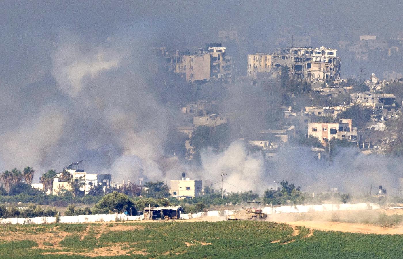 Izraelskie czołgi w Strefie Gazy. 31 października 2023 r.