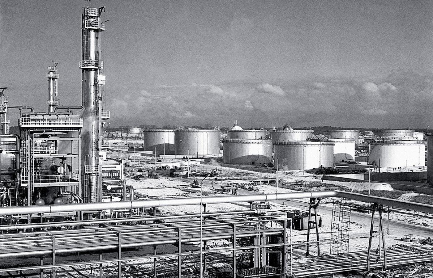Rafineria w Gdańsku, 1975 r.