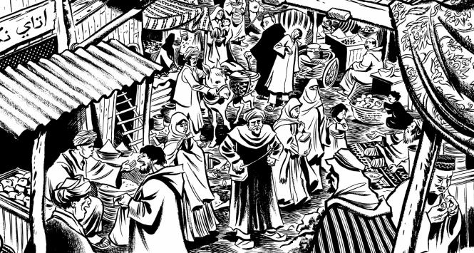 „Habibi” to powieść graficzna o niewolnictwie, miłości i wierze.