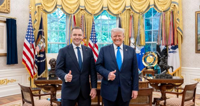 Karol Nawrocki i Donald Trump