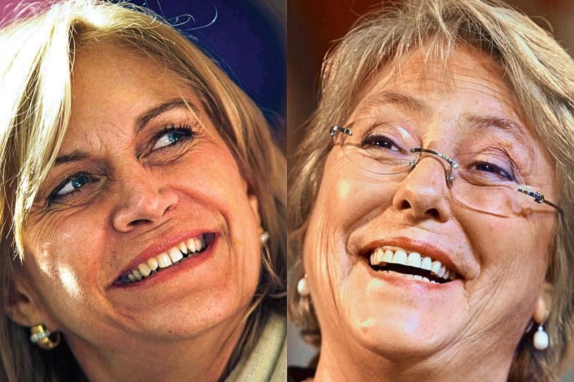 17 listopada br. Evelyn Matthei (z lewej) i Michelle Bachelet zmierzą sie o fotel prezydenta Chile.