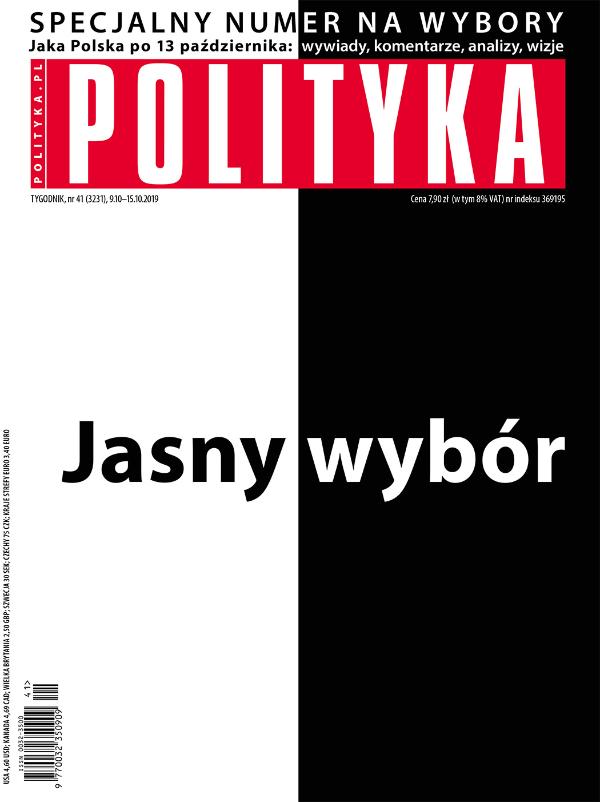 okładka - Polityka 41 2019
