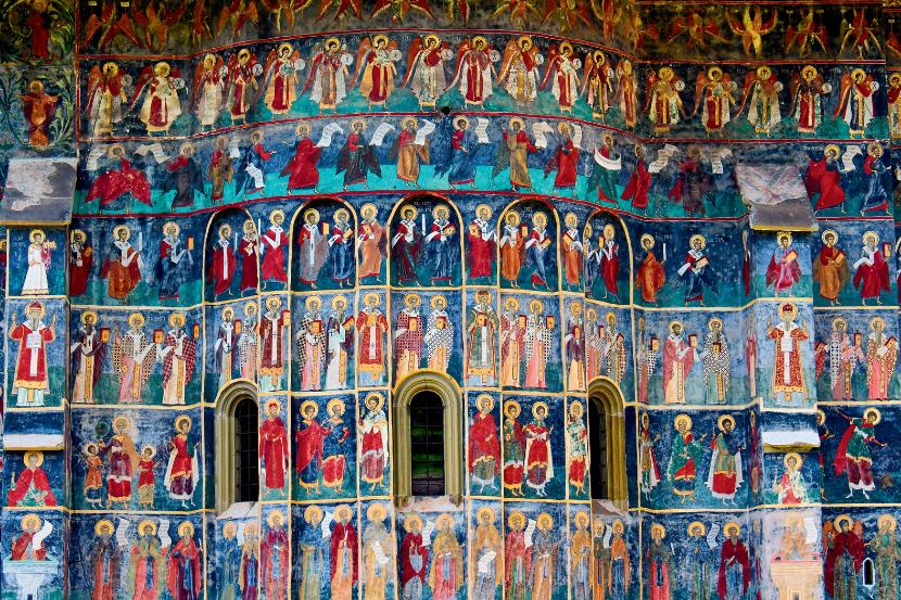 Monastyr Suceviţa, jeden z ostatnich malowanych klasztorów Bukowiny.