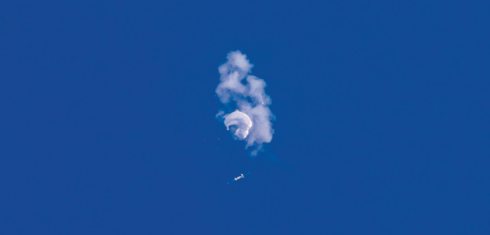 Zestrzelenie chińskiego balonu szpiegowskiego nad terytorium USA.