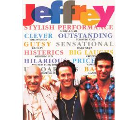 Od lewej: Patrick Stewart (pamiętny kapitan Jean-Luc Picard z serialu TV „Star Trek: Następne pokolenie”), Steven Weber i Michael T. Weiss w homofilmie „Jeffrey” z 1995 r. Reklamowało go hasło: „To tylko seks”.