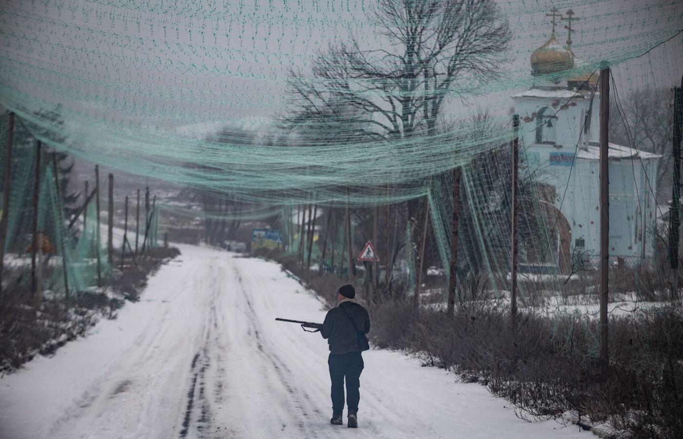 Drony i artyleria na froncie w Sumach