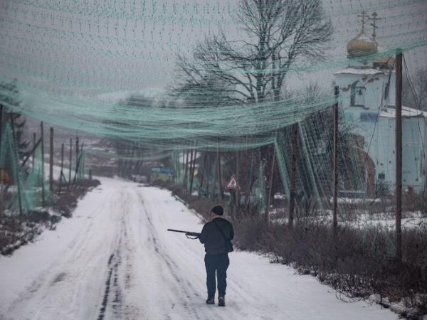 Drony i artyleria na froncie w Sumach