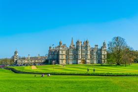 Burghley house w pobliżu Stamford England.