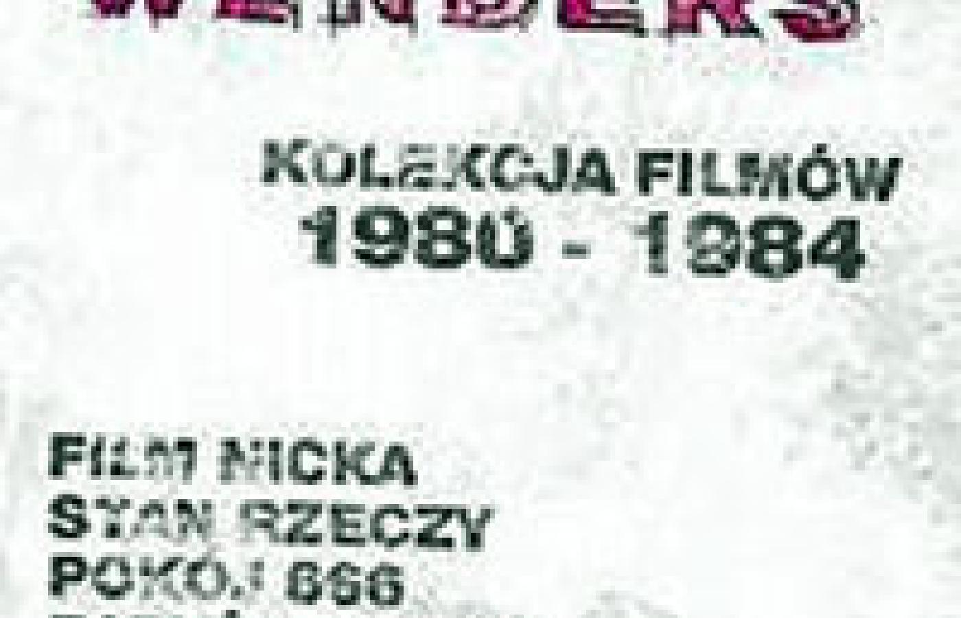 Kolekcja filmów Wima Wendersa, dystr. Monolith