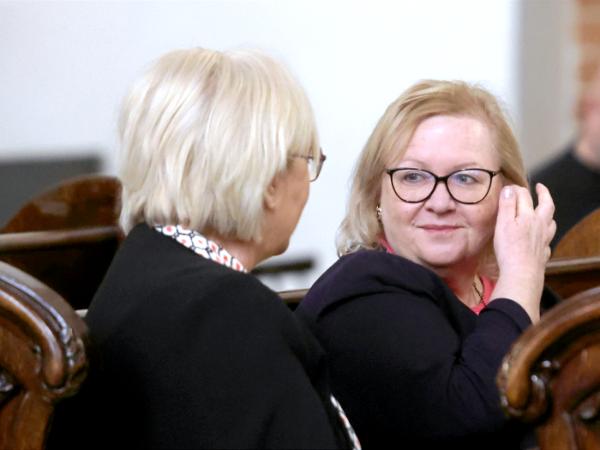 Julia Przyłębska i Małgorzata Manowska
