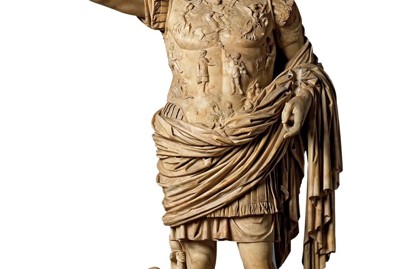 August z Prima Porta - posąg dłuta nieznanego artysty, powstał po 20 r. p.n.e.