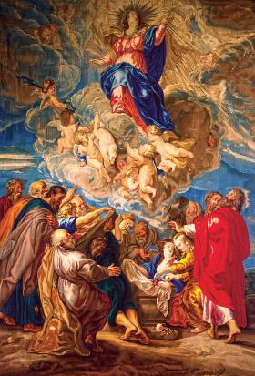 Gobelin flamandzki, I poł. XVII w., wykonany na podstawie obrazu Rubensa