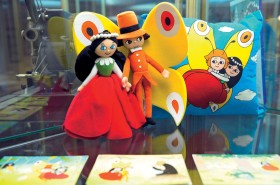 Makowa Panienka i motyl Emanuel w Muzeum Dobranocek w Rzeszowie.