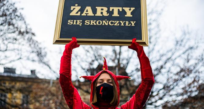 Strajk Kobiet w Krakowie, 28 listopada 2020 r.